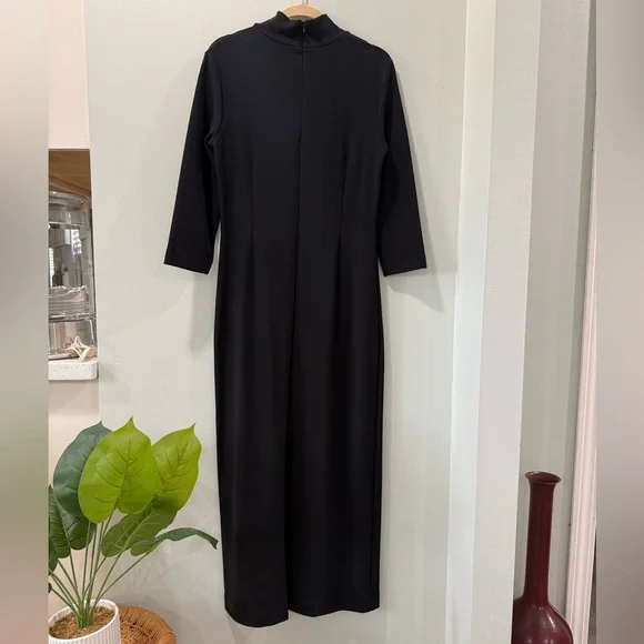 Boston Proper Black Long Sleeve Dress - Picture 6 of 12